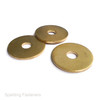 BRASS PENNY REPAIR WASHERS MUDGUARD WASHER M3 M4 M5 M6 SOLID 