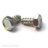 No.8 Zinc Plated Hexagon Head Self Tapping Screws