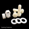 M6 Metric Nylon Plastic Bolts With Nuts & Washers