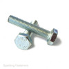 M3 Metric 8.8 Grade Zinc Plated Hexagon Head Fully Threaded Set Screws