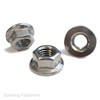 Metric A2 Stainless Flange Full Non Serrated Nuts