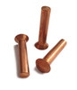 4mm Solid Countersunk Copper Rivets DIN661 