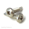 No.10 A2 Stainless Steel Pan Pozi Self Drilling Tek Screws