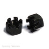 Metric Fine Self Colour Steel Castle Nuts