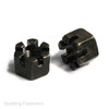 Metric Fine Self Colour Steel Castle Nuts