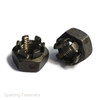 Metric Fine Self Colour Steel Castle Nuts