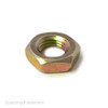 Metric Fine Zinc Yellow Plated Steel Locking Half Nuts M10 & M12