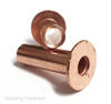 COPPER TUBULAR RIVETS FOR BRAKE LININGS AND CLUTCH LININGS DIN 7338C