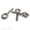 M6 Metric A2 Stainless Screw Eye Bolts - Machine Screw