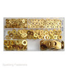 Assorted Metric Brass Flat Washers