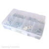 Assorted 3/16", 1/4", 5/16", 3/8", 7/16" & 1/2" Imperial Zinc Heavy Flat Washers
