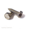 Assorted No. 6, 8, 10 & 12 Imperial Stainless Steel Hex Head Self Tapping Screws