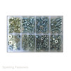 Assorted 1/4" UNC H.T Zinc Plated Bolts, Nuts & Washers
