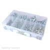 Assorted 1/4" UNC H.T Zinc Plated Bolts, Nuts & Washers