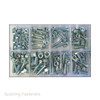 Assorted 1/4", 5/16" & 3/8" UNC H.T Zinc Fully Threaded Set Screws, Bolts & Nuts