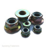 UNC FLANGE NYLOC LOCK NUTS GRADE 8 ZINC YELLOW
