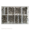 Assorted Stainless Steel Raised Countersunk Slotted Self Tapping Screws