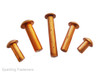 6mm COPPER ROUND HEAD SOLID RIVETS METRIC SIZES