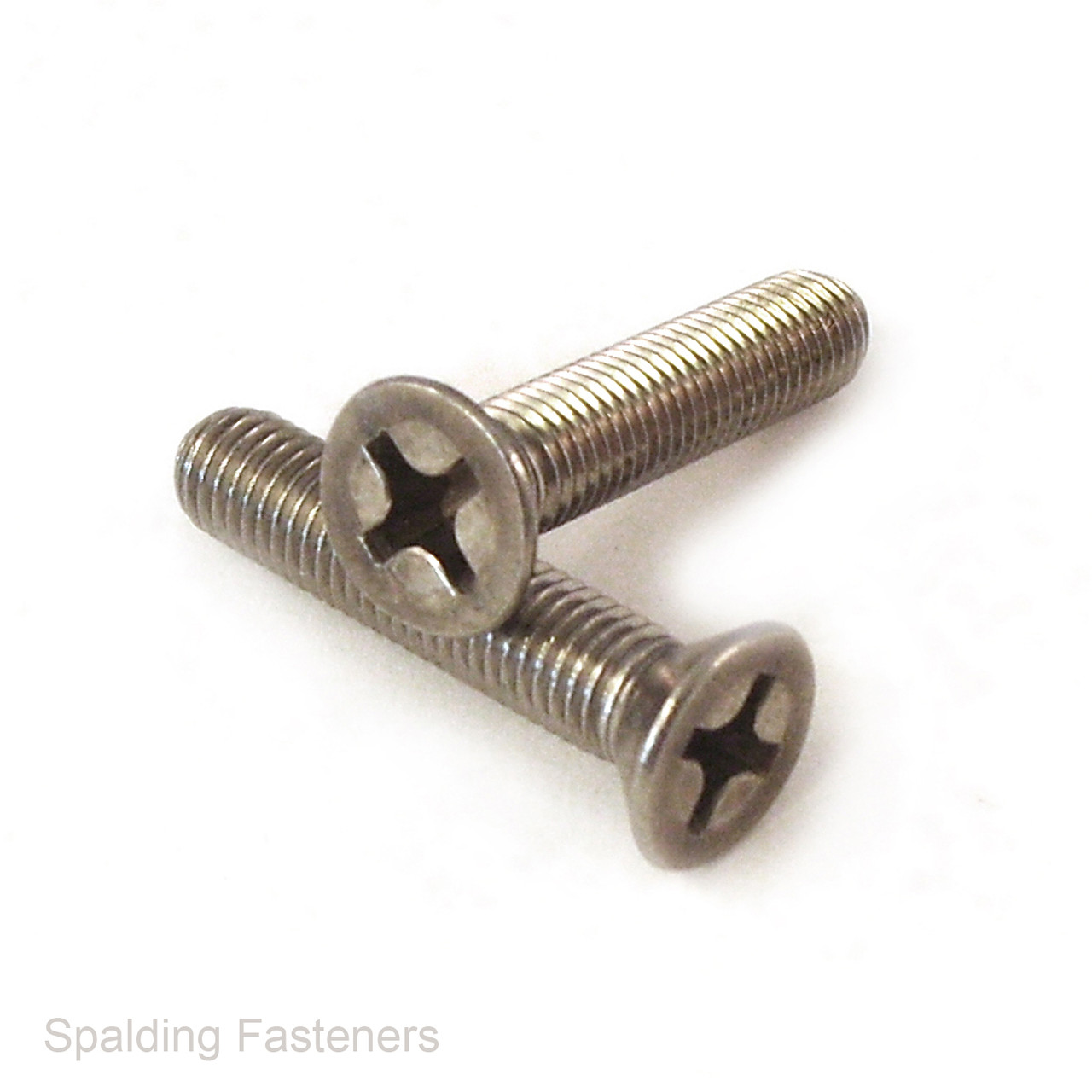 10-32 UNF A2 Stainless Steel Countersunk Philips Head Machine Screws