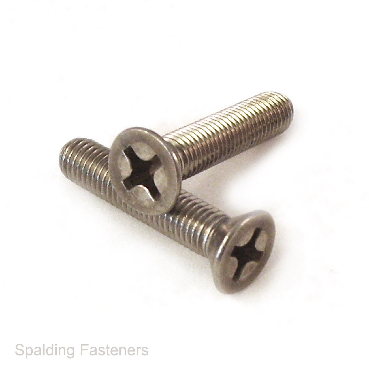 8-32 UNC A2 Grade Stainless Steel Countersunk Phillips Head Machine Screws