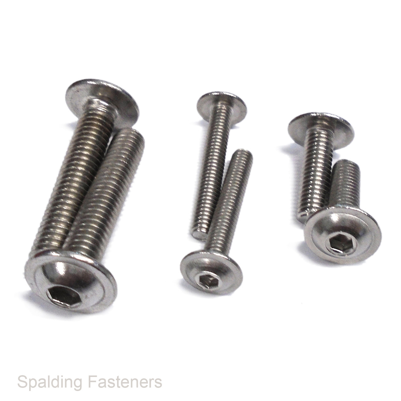 M3 A2 Stainless Steel Socket Flange Button Screws ISO7380