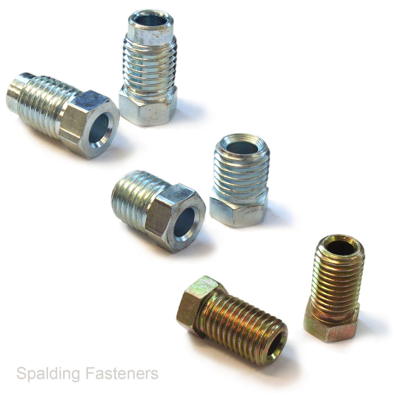 Metric Fine & Extra Fine Brake Nuts For 3/16" Pipe