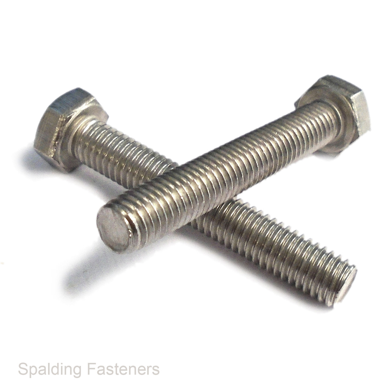 M12 Metric A4-80 High Tensile Stainless Hexagon Head Full Thread Bolt DIN933