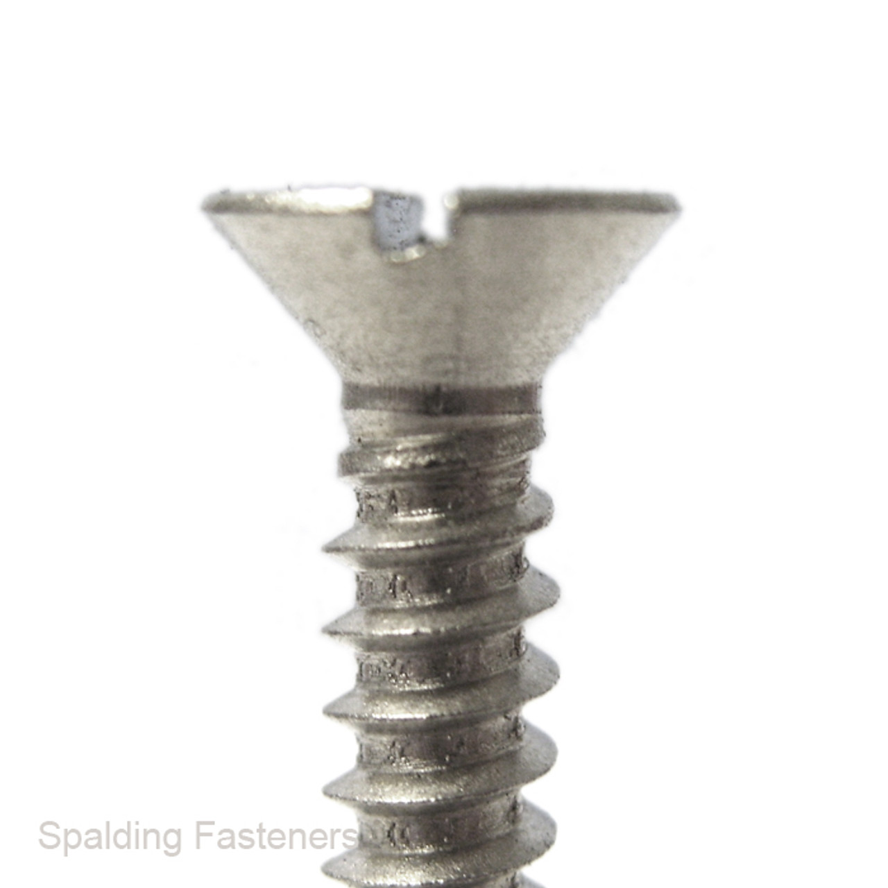 No.6 A2 Stainless Countersunk Slotted Self Tapping Screws