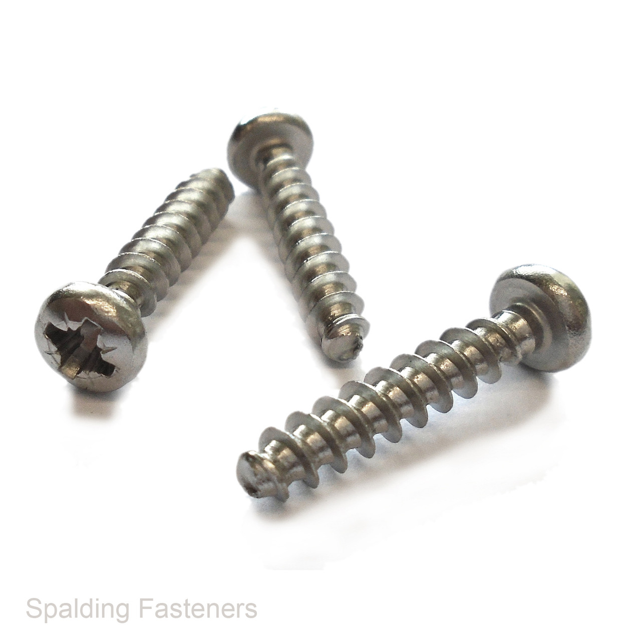 A2 Stainless Steel Polytech 30 Pan Pozi Screws For Plastic
