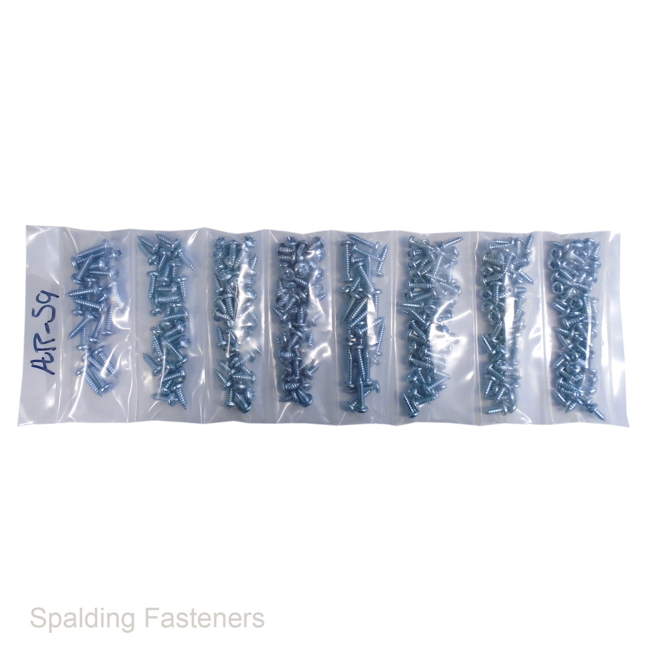 Assorted No.12 & No.14 Metric Zinc Plated Pan Pozi Self Tapping Screws