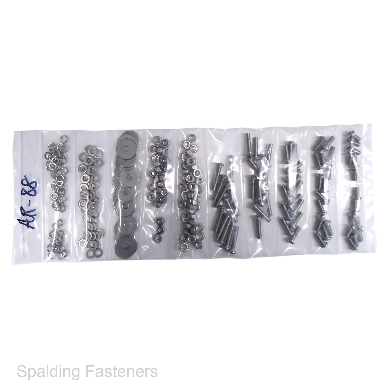 Assorted M6 Stainless Steel Socket Button Screws, Nuts & Washers