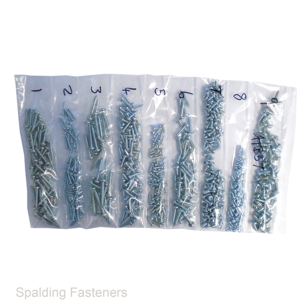Assorted Zinc Plated Pan Pozi Self Tapping Screws