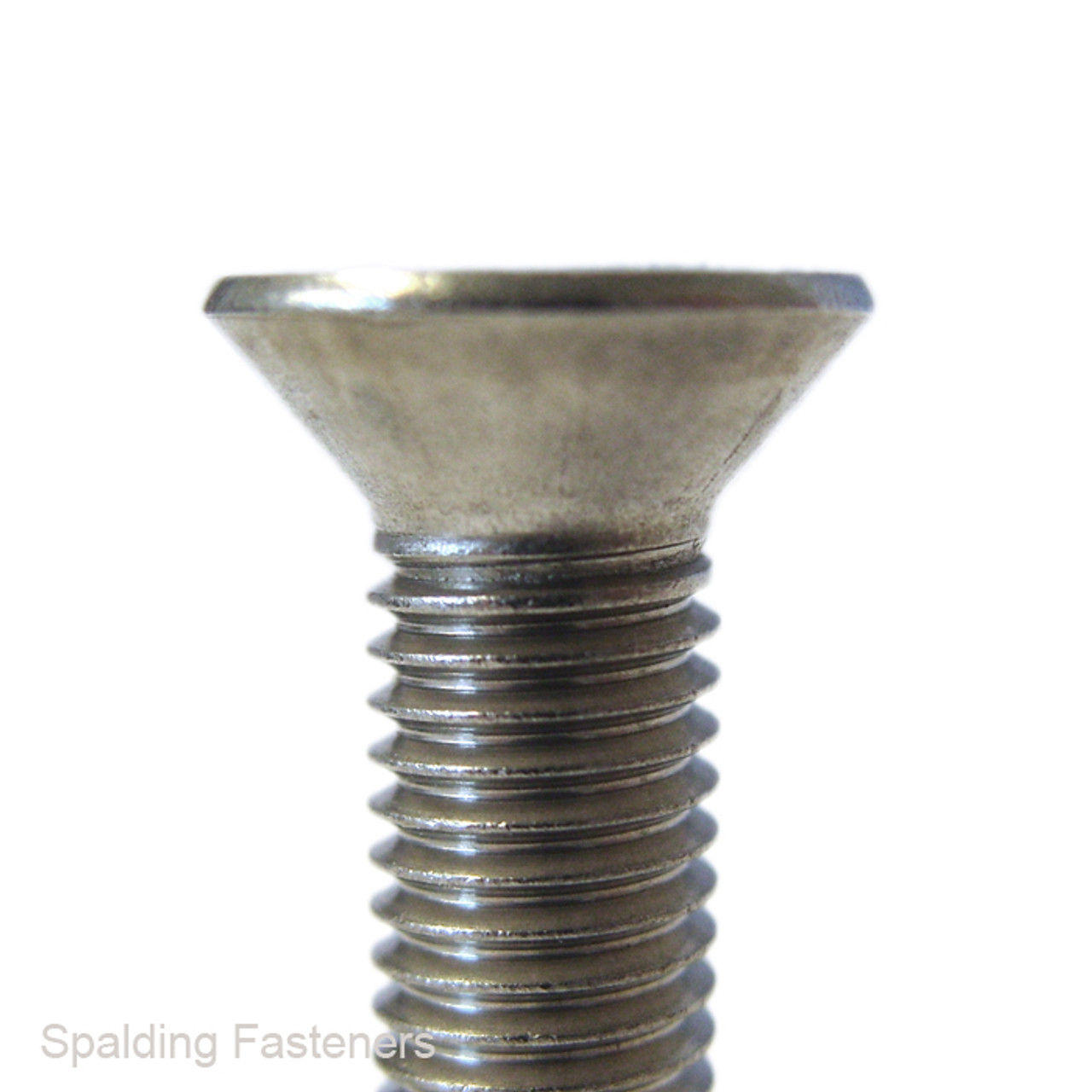 1/4" UNF A2 Grade Stainless Steel Countersunk Slotted Machine Screws