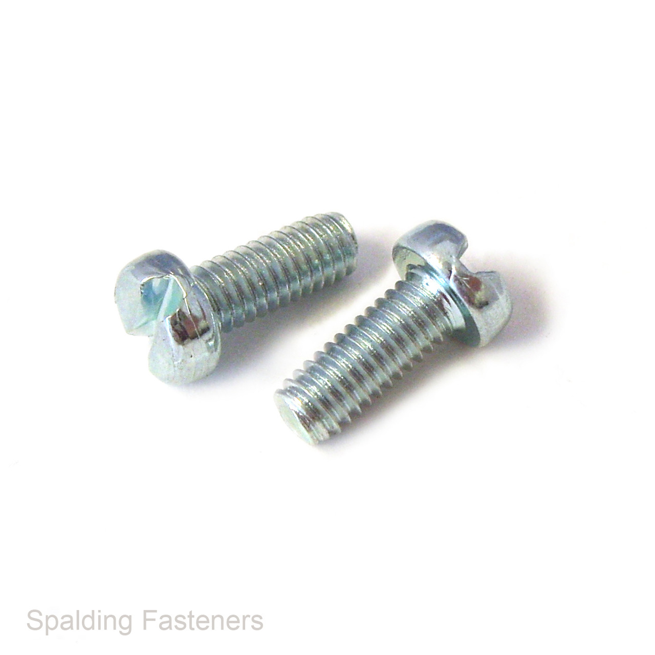 M5 Metric 4.8 Zinc Plated Steel Cheese Slotted Head Machine Screws