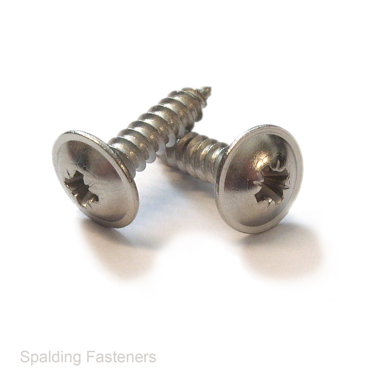 No6, 8 & 10 A2 Stainless Pozi Flange Self Tapping Screws