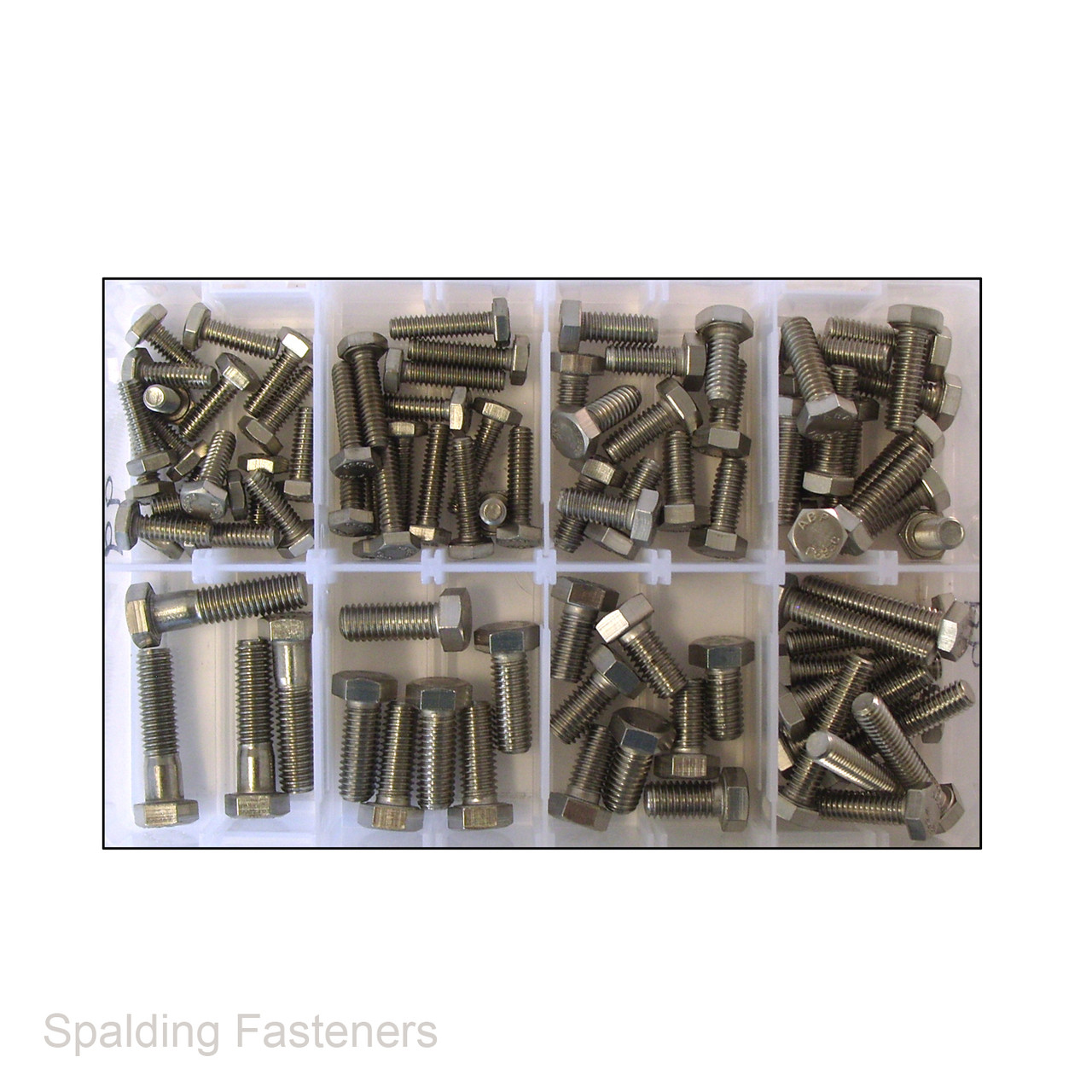 Assorted UNC A2 Stainless Steel Hex Head Set Screws & Bolts