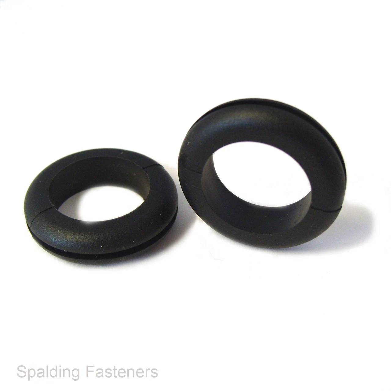 Metric Black Rubber Open Wiring Grommets 6mm to 50mm