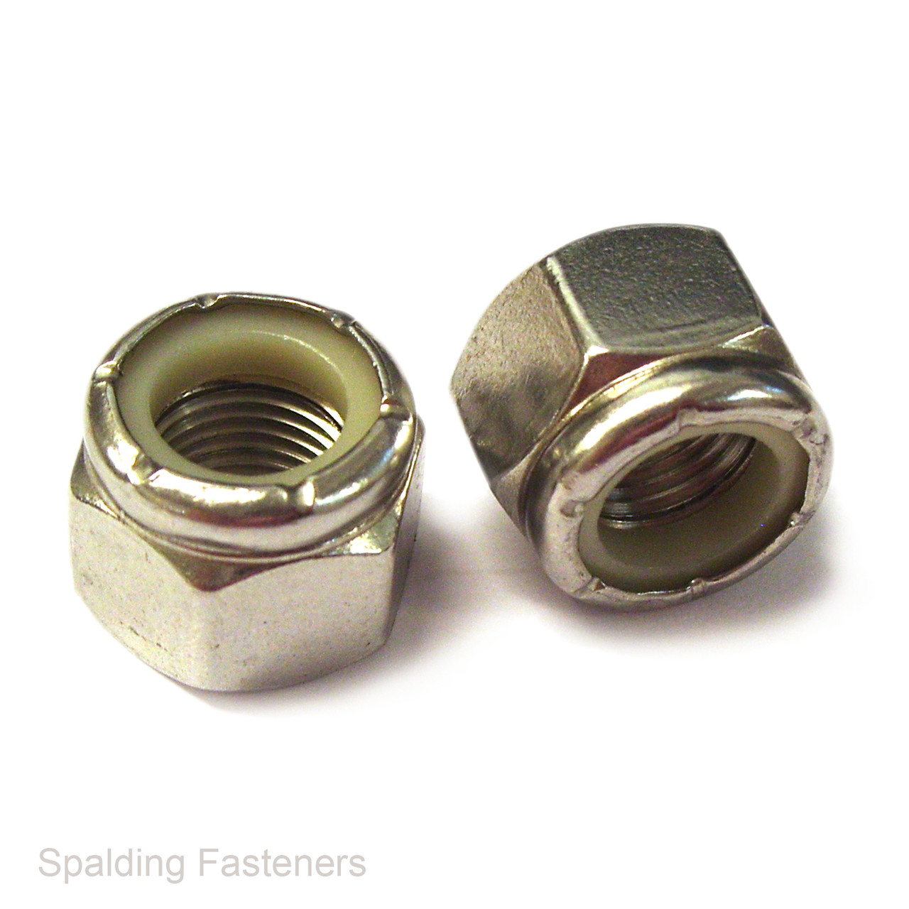UNC Zinc Plated Steel Nyloc Nylon Lock Nuts