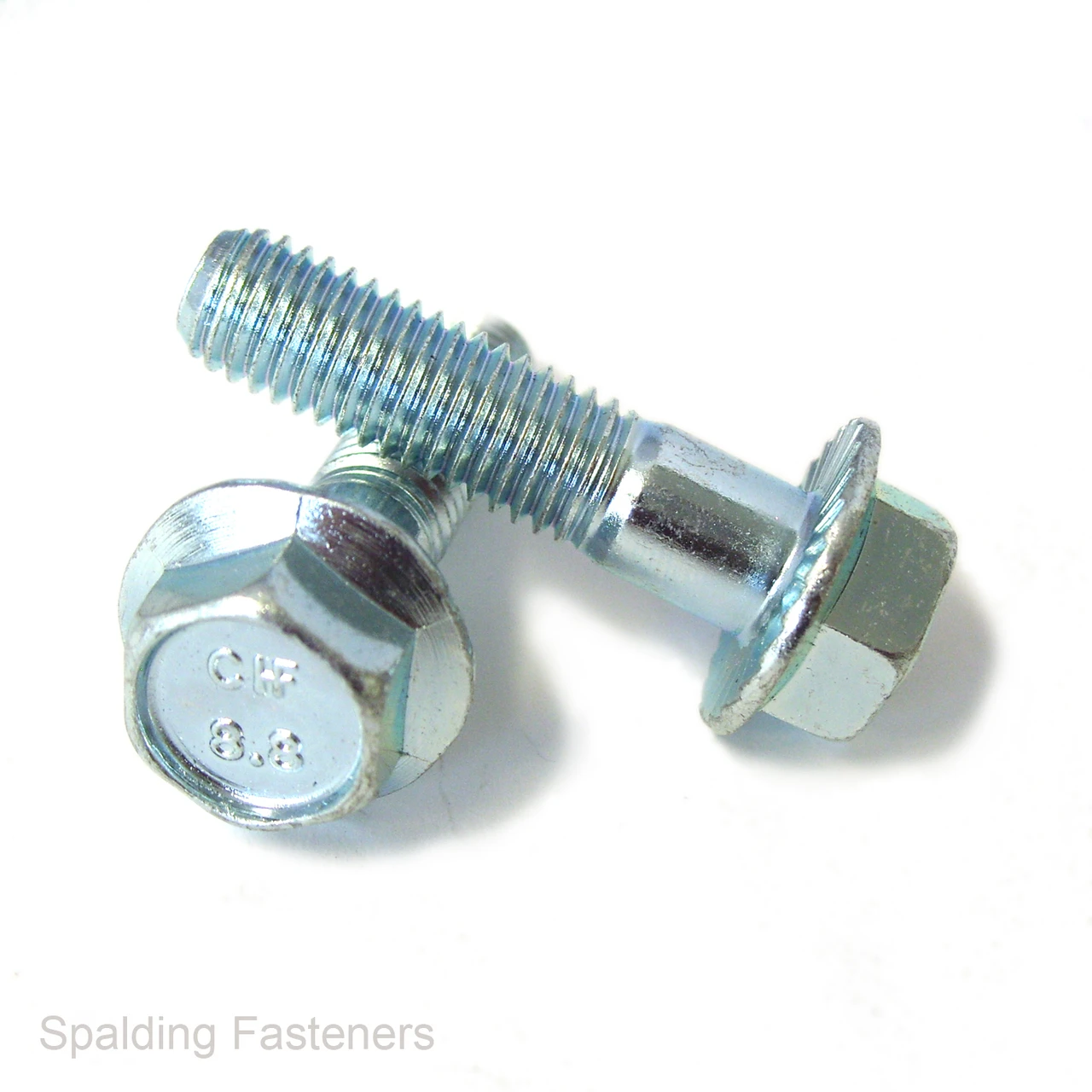 M6 Metric 8.8 Zinc Plated Serrated Hexagon Flange Bolts DIN 6921
