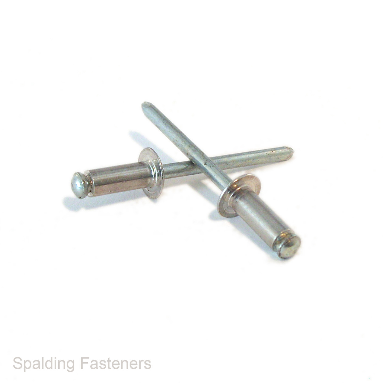 3.2mm Aluminium Steel Peeled Dome Head Pop Rivets 8mm to 16mm