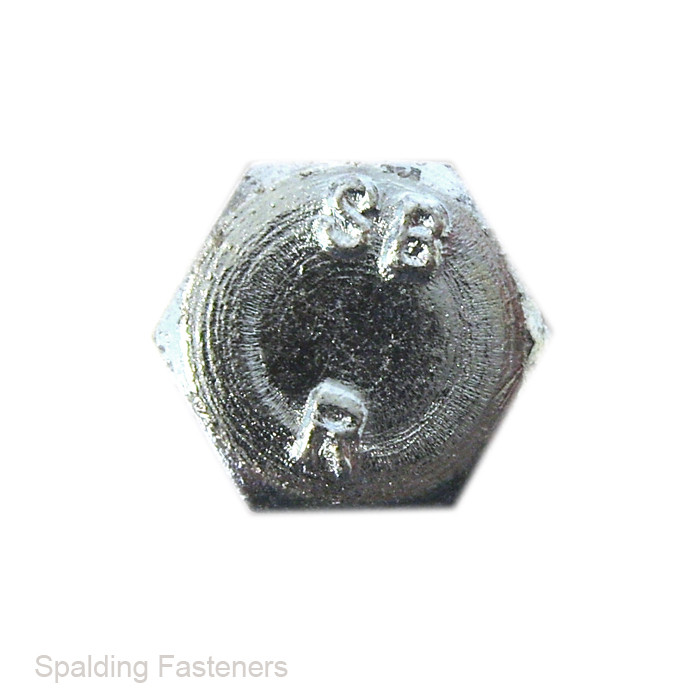 1/2" BSF Zinc Plated Steel Hexagon Head Bolts With Shank