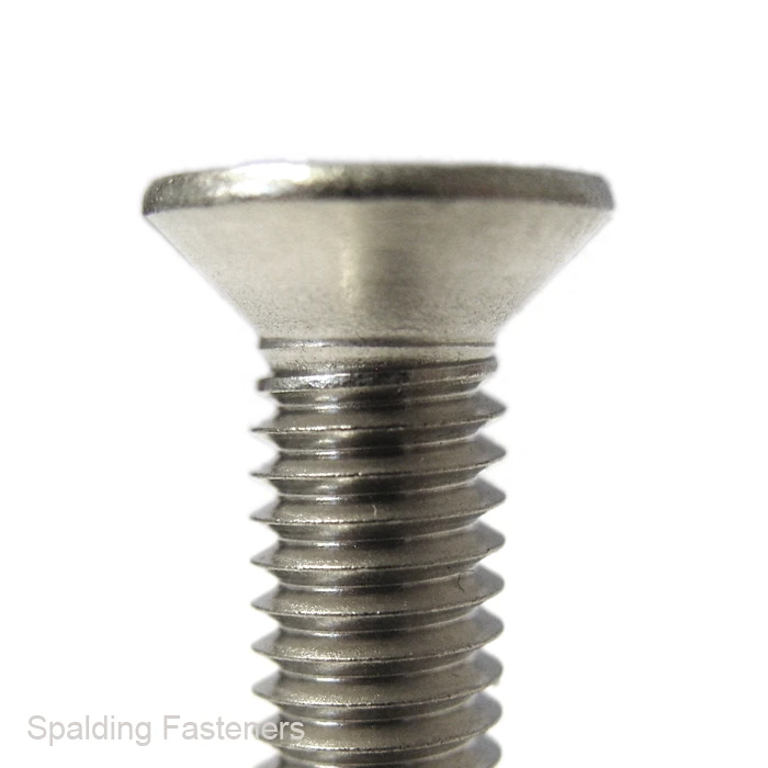Metric A2 Grade Stainless Steel Countersunk Socket Bolts With Shank