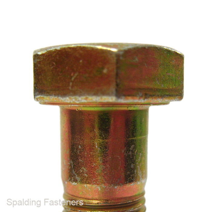 M8 Metric Fine 8.8 Yellow Zinc Hex Head Bolts DIN 960