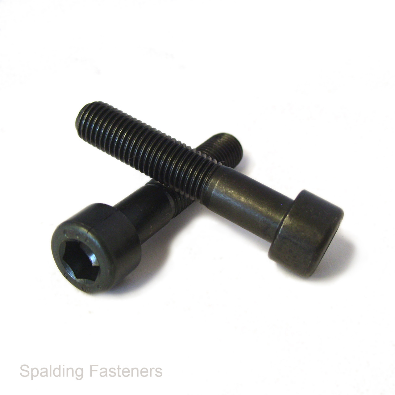 M10 x 1.25 Metric Fine 12.9 Grade Self Colour Socket Cap Bolts With Shank