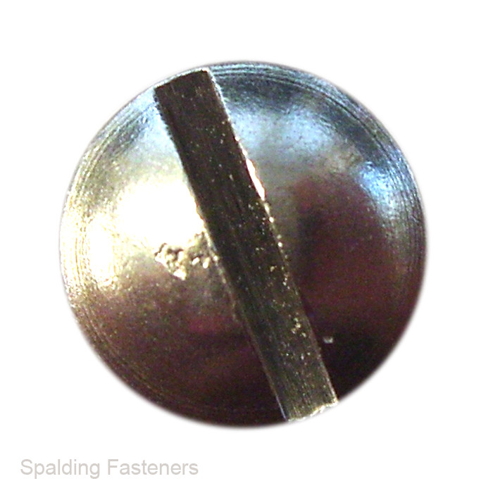10-32 UNF A2 Grade Stainless Steel Raised Countersunk Slotted Machine Screws