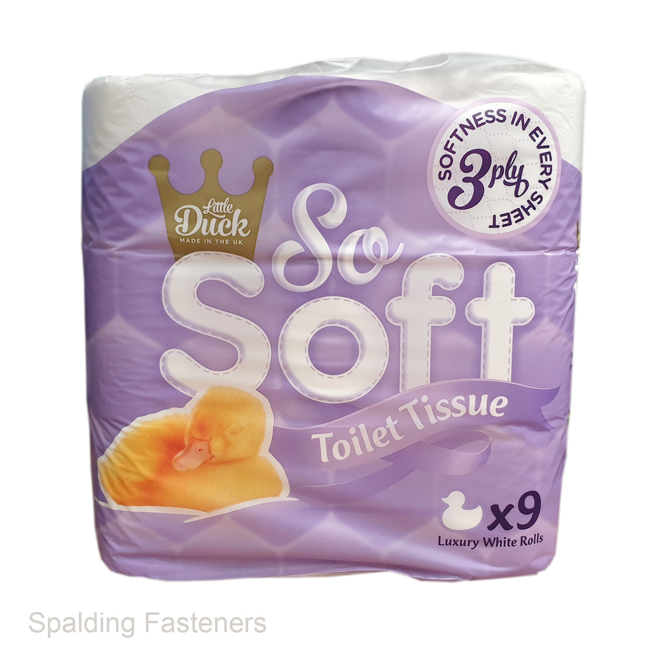 Toilet Rolls 3-ply luxury quilted 