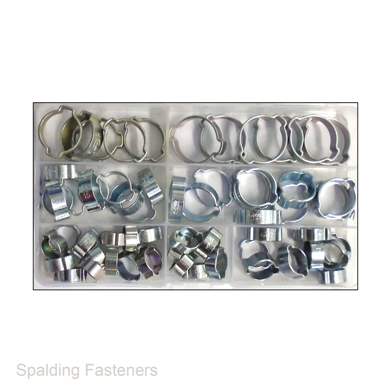 Assorted Zinc Plated O Clips