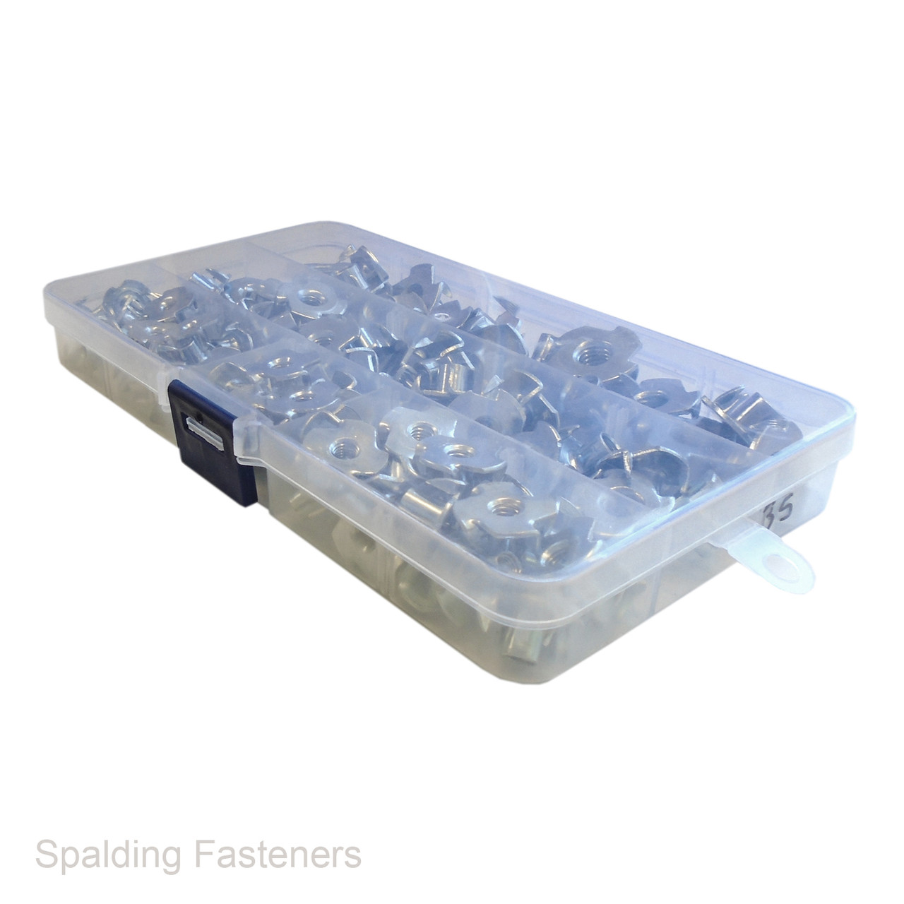 Assorted Metric Pronged Zinc Plated Steel Tee Nuts