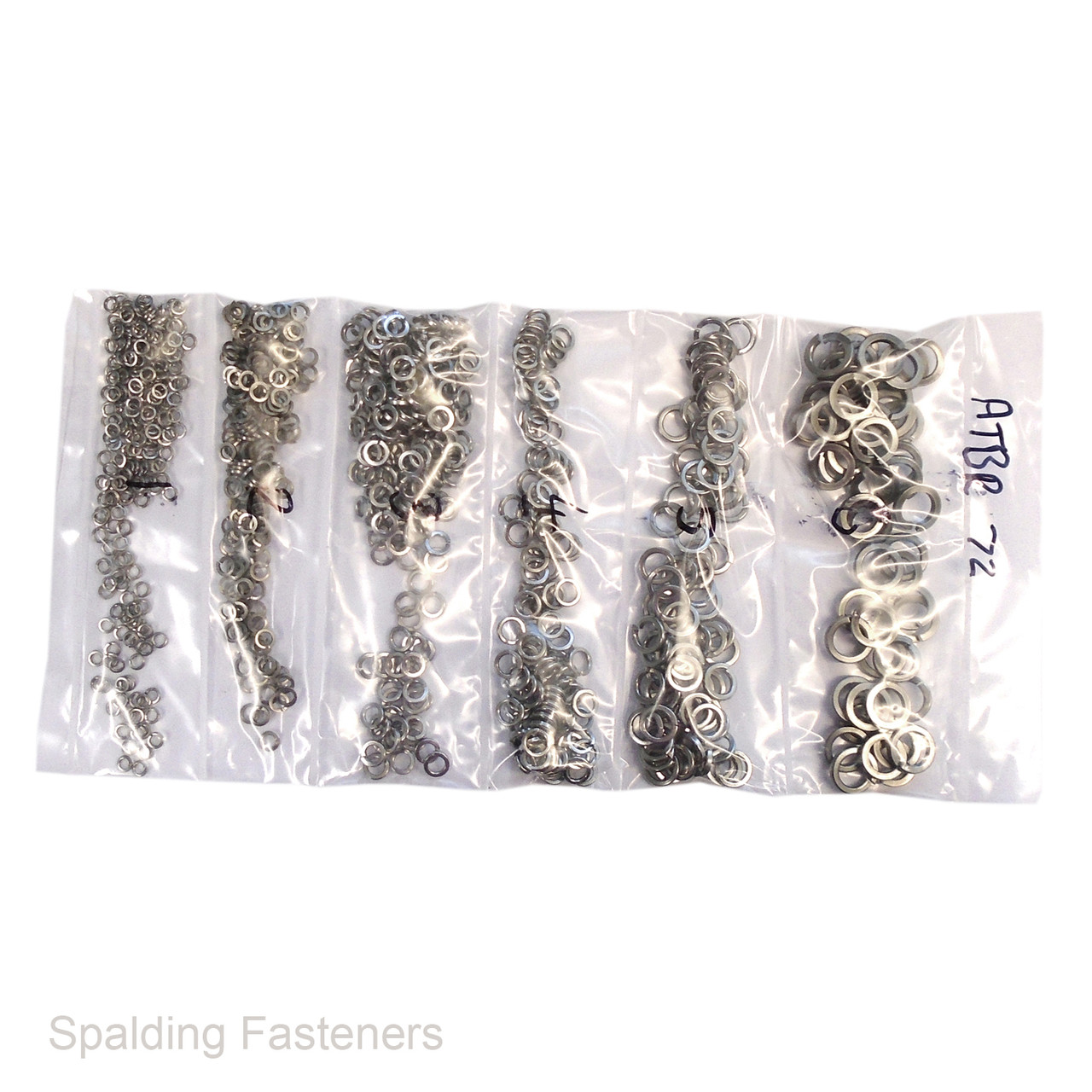 Assorted Metric A2 Stainless Spring Washers M3 To M10