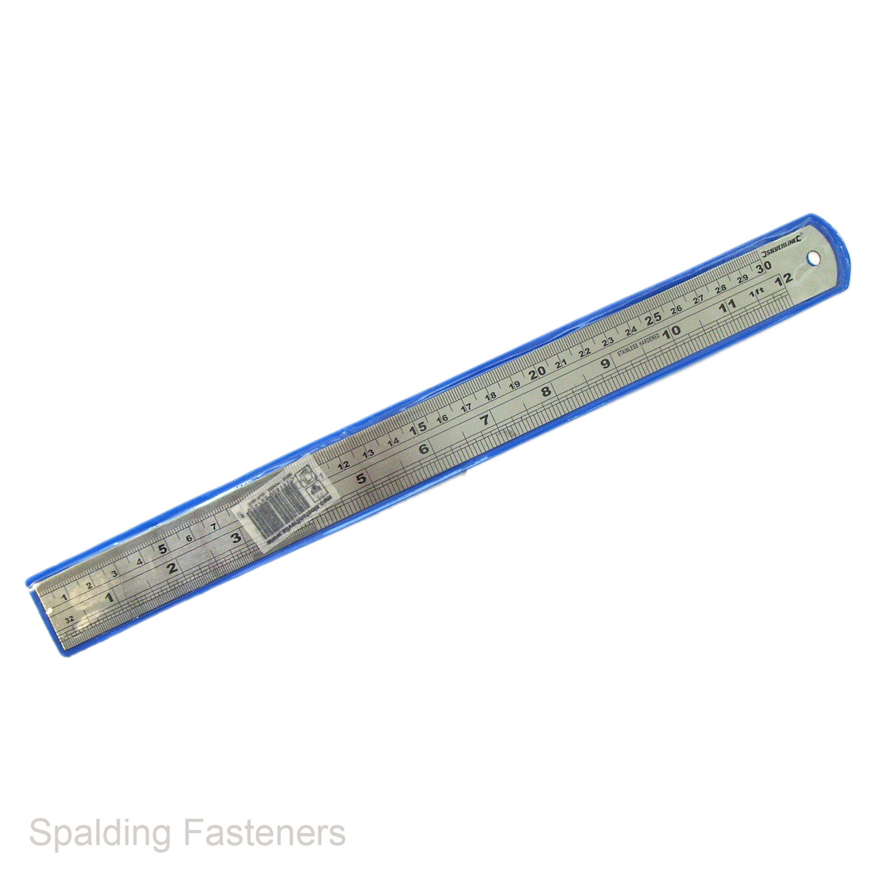 Engineers Stainless Steel Ruler Metric & Imperial 